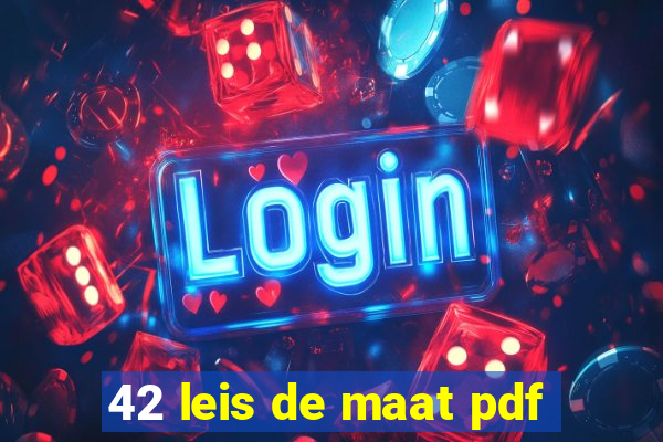 42 leis de maat pdf